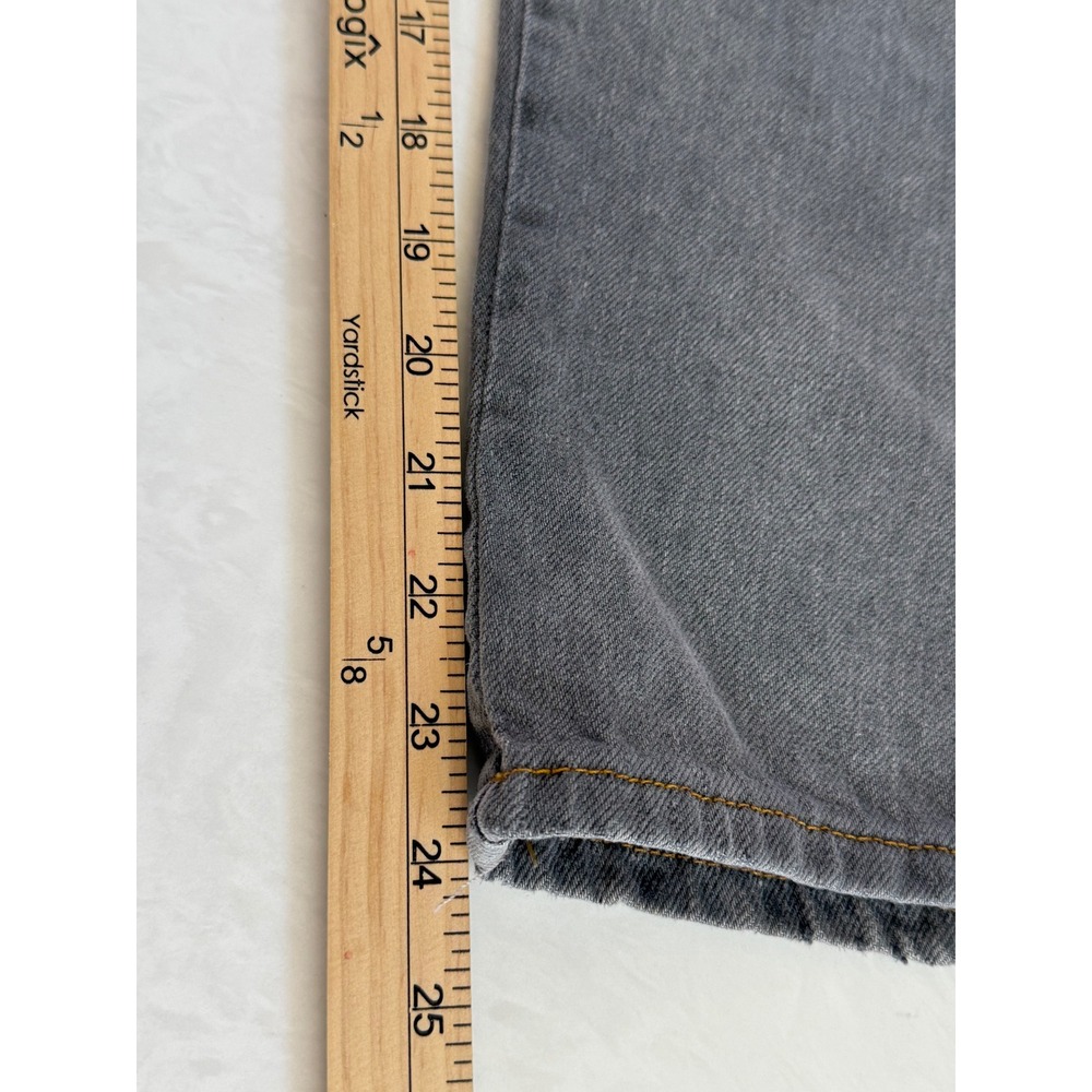 We The Free Womens Barrel Jeans Gray Cropped Wide Leg Denim Size 27 Boho - Picture 8 of 9
